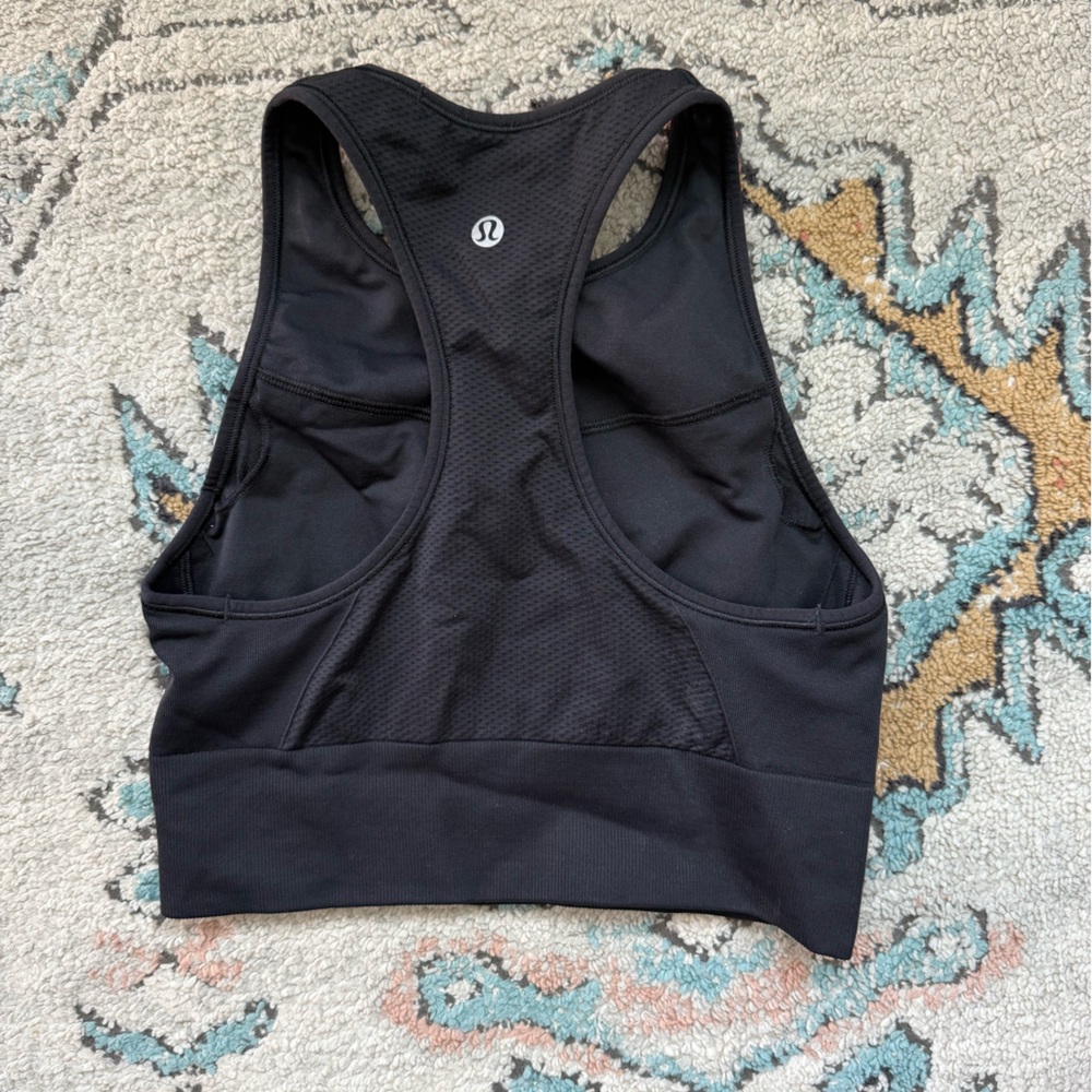 Lululemon Sports Bra size 6 Black